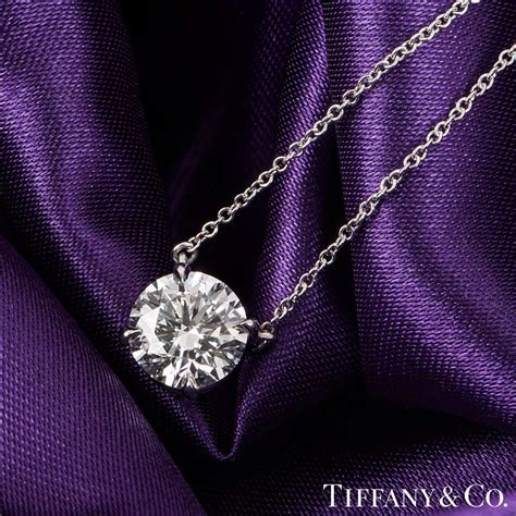 tiffany & co necklaces|Tiffany Solitaire .